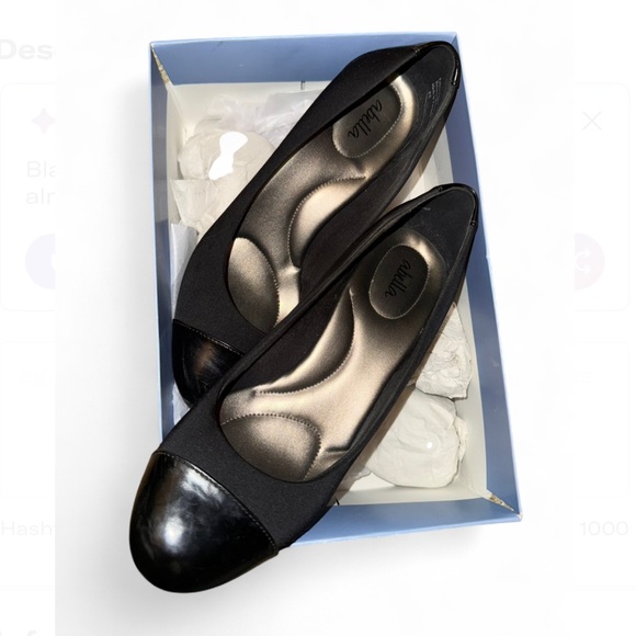 Abella Shoes - Abella AA Vanessa Black Heels Size 8.5